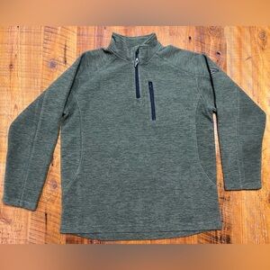 NWOT Drake Heathered Windproof Quarter Zip Pullover Size Medium